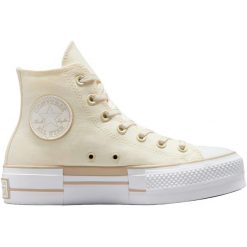 Trampki Converse Chuck Taylor All Star Lift, Kobiety. Brązowe obuwie sportowe damskie Converse, bez wzorów, bez zapięcia. Za 490.00 zł.