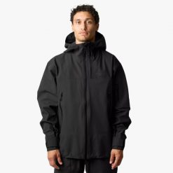 Kurtka narciarska Męska Swedemount Lofoten 3L Shell Jacket wodoodporny. Czarne kurtki sportowe męskie SWEDEMOUNT, l, bez wzorów, bez kaptura, narciarskie. Za 899.99 zł.