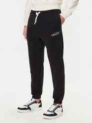 Jack & Jones Spodnie dresowe Kane Billy 12283257 Czarny Relaxed Fit. Czarne spodnie sportowe męskie Jack & Jones, m, bez wzorów, z dresówki. Za 109.99 zł.