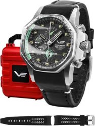 Zegarek Vostok Europe Zegarek męski Vostok Europe YM86-640A695 czarny. Czarne zegarki męskie Vostok Europe, bez wzorów. Za 4,320.00 zł.