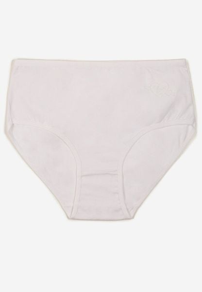 Białe Gładkie Majtki Figi z Bawełny Idina. Białe majtki damskie Born2be, z bawełny. Za 9.99 zł.