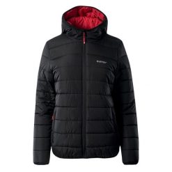 Kurtka Ocieplana Damska Halden. Czarne kurtki sportowe damskie Hi-tec, xl, bez wzorów, z puchu, bez ramiączek, bez kaptura, trekkingowe. Za 255.99 zł.