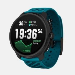 Suunto Race 2 Wave Blue 3,81 cm (1.5") AMOLED 49 mm Cyfrowy 466 x 466 px Ekran dotykowy Czarny GPS. Czarne, cyfrowe zegarki sportowe Suunto, bez wzorów. Za 2,445.99 zł.