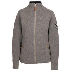 Bluza Polarowa Damska Tinahely. Szare bluzy damskie Trespass, m, bez wzorów, z materiału, bez ramiączek, z kapturem. Za 370.99 zł.