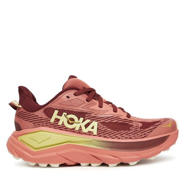 Buty do biegania Hoka. Brązowe obuwie sportowe damskie HOKA, bez wzorów, bez zapięcia, do biegania. Za 459.99 zł.