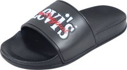 Levi`s Klapki damskie Levi's Pool S czarne VPOL0251S-0003 39. Czarne klapki damskie bez wzorów, sportowe, bez obcasa, bez zapięcia. Za 96.73 zł.