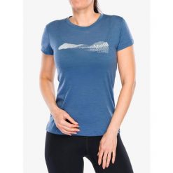 Koszulka merino damska Sensor Merino Air Hills SS Tee. Czerwone koszulki sportowe damskie Sensor, bez wzorów, bez ramiączek. Za 261.99 zł.