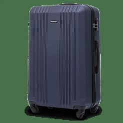 Walizka duża Wings 28" KESTREL DARK BLUE. Niebieskie walizki damskie Wings, bez wzorów, z materiału, duże. Za 174.93 zł.