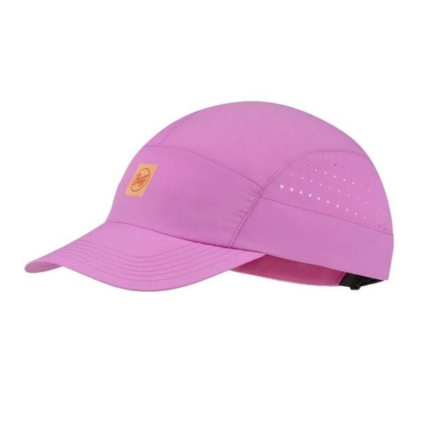 Czapka z daszkiem BUFF SPEED CAP SOLID IRIS. Czerwone czapki damskie Buff, bez wzorów, z materiału. Za 139.90 zł.