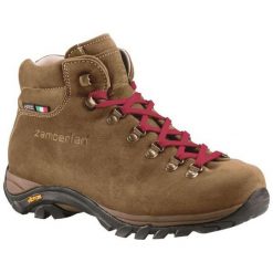 Damskie buty trekkingowe Zamberlan New Trail Lite Evo Gtx Mid. Brązowe obuwie trekkingowe damskie Zamberlan, z materiału, bez zapięcia. Za 1,178.95 zł.