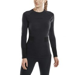 Koszulka narciarska z wełną Merino CEP damska. Czarne bluzki damskie CEP, s, bez wzorów, z wełny, sportowe, bez kołnierzyka, bez ramiączek. Za 299.00 zł.