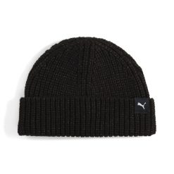 Czapka mini rybacka PUMA. Czarne czapki damskie Puma, bez wzorów, z dzianiny, klasyczne. Za 129.00 zł.