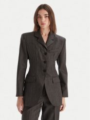 Marella Marynarka Essenza 2523046052 Brązowy Slim Fit. Brązowe marynarki i żakiety damskie Marella, bez wzorów, z wełny, bez kołnierzyka, bez ramiączek. Za 1,989.00 zł.