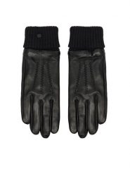 EMU Australia Rękawiczki Damskie Loch Gloves W7016 Czarny. Czarne rękawiczki damskie Emu Australia, bez wzorów, ze skóry. Za 529.99 zł.