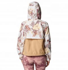 Kurtka wiatrówka damska Columbia Spire Valley Printed Windbreaker - sea salt outbacked/canoe. Niebieskie kurtki sportowe damskie Columbia, bez wzorów, bez ramiączek, bez kaptura. Za 296.49 zł.