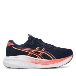 Buty do biegania Asics. Niebieskie obuwie sportowe damskie Asics, bez wzorów, bez zapięcia, do biegania. Za 299.99 zł.