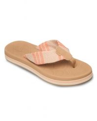 Sandały dla Kobiety COLBEE HI Pomarańczowy. Brązowe sandały damskie Roxy, bez wzorów, z poliesteru, bez obcasa, bez zapięcia. Za 149.99 zł.