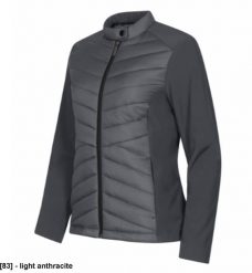 MALFINI - ADLER - - Kurtka hybrydowa damska, g/m, % polyamid light anthracite 2XL. Kurtki sportowe damskie MALFINI, m, bez wzorów, bez ramiączek, bez kaptura. Za 196.97 zł.