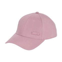 Czapka z daszkiem ADIDAS BB CAP LT MET OSFW. Czerwone czapki damskie Adidas, bez wzorów, z bawełny, eleganckie. Za 79.95 zł.