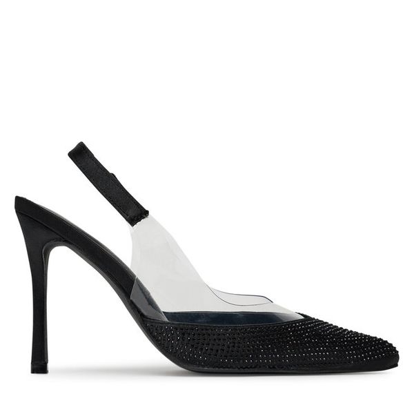 Sandały DeeZee. Czarne sandały damskie DeeZee, bez wzorów, bez obcasa, na szpilce, bez zapięcia. Za 159.99 zł.