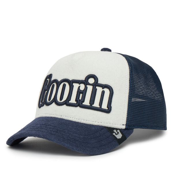 Czapka z daszkiem Goorin Bros. Niebieskie czapki damskie Goorin Bros, bez wzorów. Za 109.99 zł.