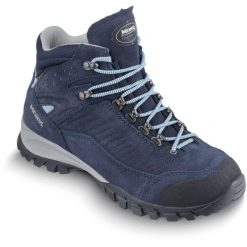 Buty turystyczne damskie Meindl Salo Lady Mid z membraną Gore -Tex. Niebieskie obuwie trekkingowe damskie MEINDL, z gore-texu, bez zapięcia. Za 1,199.90 zł.