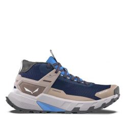 Damskie buty trekkingowe Salewa Pedroc 2 Mid Ptx. Niebieskie obuwie trekkingowe damskie Salewa, z syntetyku, bez zapięcia. Za 633.00 zł.