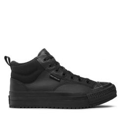 Trzewiki Converse. Czarne botki męskie Converse, bez wzorów, retro, bez obcasa, bez zapięcia. Za 329.99 zł.