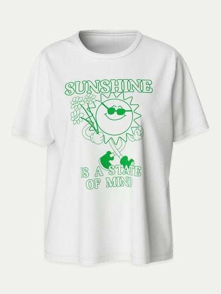 Pieces T-Shirt Tulia 17156902 Biały Oversize. Białe t-shirty damskie Pieces, xl, bez wzorów, z bawełny, bez kołnierzyka, bez ramiączek. Za 49.99 zł.