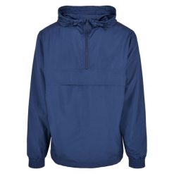 Kurtka wiatroszczelna Urban Classics basic pull over. Niebieskie kurtki męskie Urban Classics, na zimę, m, bez wzorów, bez kaptura. Za 221.50 zł.