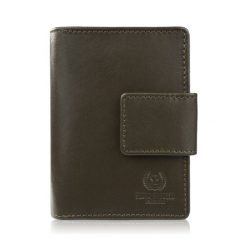 Portfel damski skórzany średni ciemnozielony z zabezpieczeniem RFID Paolo Peruzzi AL-04-GB. Zielone portfele damskie Paolo Peruzzi, ze skóry. Za 79.00 zł.