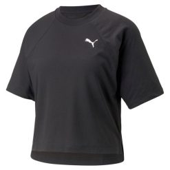 T-shirt z krótkim rękawem damski Puma MODERN SPORTS. Czarne t-shirty damskie Puma, l, bez wzorów, z poliesteru, sportowe, bez kołnierzyka, bez ramiączek. Za 218.00 zł.