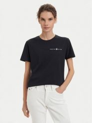 Beverly Hills Polo Club T-Shirt P-SS26W-TS085 Granatowy Regular Fit. Niebieskie t-shirty damskie Beverly Hills Polo Club, s, bez wzorów, z bawełny, bez kołnierzyka, bez ramiączek. Za 139.99 zł.