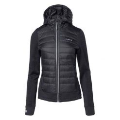 Pikowana Kurtka Hybrydowa Guelo Dla Kobiet. Czarne kurtki sportowe damskie IGUANA, m, bez wzorów, z materiału, bez ramiączek, z kapturem, trekkingowe. Za 516.99 zł.