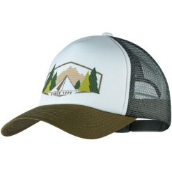 Czapka z daszkiem BUFF TRUCKER CAP DARRYL WHITE L/XL. Białe czapki damskie Buff, bez wzorów, z materiału, klasyczne. Za 89.99 zł.