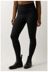 Damskie legginsy jeździeckie z pełną przyczepnością BR Equitation Lelie. Czerwone legginsy damskie BR, bez wzorów, z materiału. Za 389.50 zł.