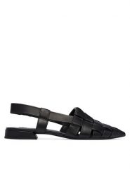 HÖGL Baleriny 1-101930 Czarny. Czarne balerinki damskie HÖGL, bez wzorów, ze skóry, bez obcasa, bez zapięcia. Za 799.99 zł.