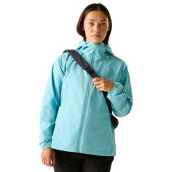 Damska Kurtka Wodoodporna Breathe Easy. Niebieskie kurtki sportowe damskie Dare 2B, xs, bez wzorów, z materiału, bez ramiączek, z kapturem, trekkingowe. Za 453.99 zł.