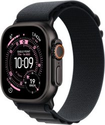 Smartwatch Apple Watch Ultra 3 GPS + Cellular 49mm Black Titanium / Alpine Loop S Czarny. Czarne zegarki smartwatch Apple, bez wzorów. Za 3,798.50 zł.