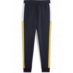 Młodzieżowe spodnie dresowe Essentials Block PUMA New Navy Blue. Niebieskia spodnie dresowe damskie Puma, m, bez wzorów, z dresówki, na jogę i pilates. W wyprzedaży za 119.00 zł.