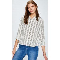 Vero Moda - Koszula Nicky. Białe koszule damskie Vero Moda, m, bez wzorów, z poliesteru, casualowe, bez kołnierzyka, bez ramiączek. W wyprzedaży za 69.90 zł.