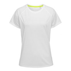 Raglanowa Koszulka Dla Kobiet. Białe bluzki damskie Stedman, s, bez wzorów, sportowe, bez kołnierzyka, bez ramiączek. Za 56.99 zł.