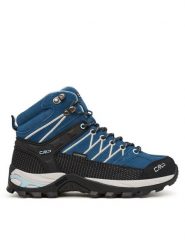 CMP Trekkingi Rigel Mid 3Q12946 Niebieski. Niebieskie obuwie trekkingowe damskie CMP, ze skóry, bez zapięcia. Za 529.99 zł.