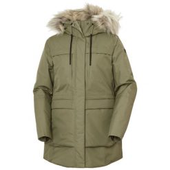 Parka dla kobiet Helly Hansen Coastal. Zielone parki damskie Helly Hansen, na zimę, bez wzorów, bez kaptura. W wyprzedaży za 1,093.05 zł.