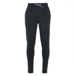 Polarowy strój do joggingu Peak Mountain Canvers. Czarne spodnie sportowe męskie Peak Mountain, m, bez wzorów, z polaru, do biegania. Za 152.00 zł.