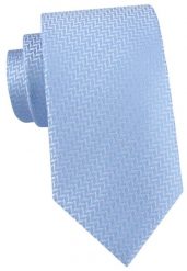 Męski Krawat Alties - Geometryczny Mikrowzór, Kolor Błękitny. Niebieskie krawaty i muchy Alties, bez wzorów, z tkaniny, eleganckie. Za 55.00 zł.