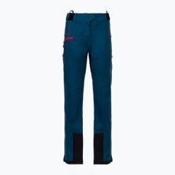 Spodnie z membraną damskie La Sportiva Crizzle EVO Shell. Niebieskie spodnie sportowe damskie La Sportiva, na lato, bez wzorów, sportowe, trekkingowe. Za 739.99 zł.