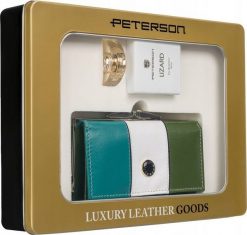 Peterson Zestaw prezentowy: skórzany portfel damski i woda perfumowana Lizard - Peterson NoSize. Portfele damskie Peterson. Za 422.66 zł.