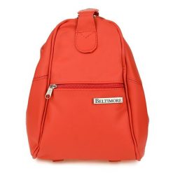 Plecak torebka skórzany 2w1 Beltimore 019 czerwony. Czerwone plecaki damskie bez wzorów, ze skóry, eleganckie. Za 197.99 zł.
