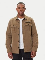 Aeronautica Militare Kurtka przejściowa 252AC0036UCT04233 Zielony Regular Fit. Zielone kurtki męskie Aeronautica Militare, m, bez wzorów, z bawełny, bez kaptura. Za 839.99 zł.